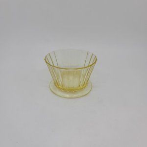 Vintage Small Yellow Glass Dish